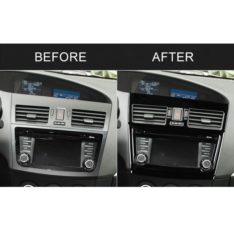 For Mazda 3 Axela 2010-2013 5 in 1 Car Central Control Navigation Set A Decorative Sticker, Left Drive - Car Interior Mouldings by PMC TechLife | Online Shopping South Africa | PMC TechLife | Buy Now Pay Later Mobicred