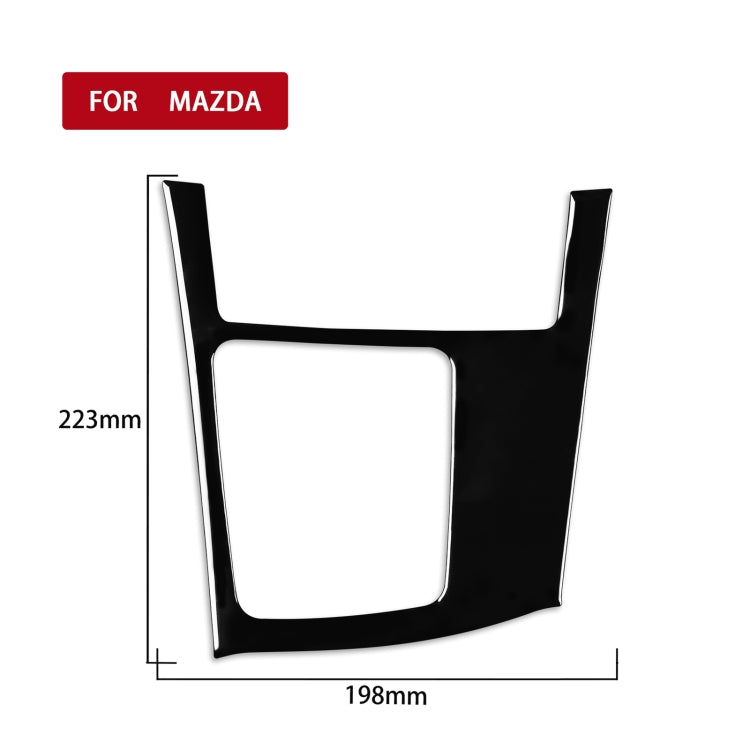 For Mazda 3 Axela 2010-2013 Car Gear Frame Decorative Sticker, Left Drive - Car Interior Mouldings by PMC Jewellery | Online Shopping South Africa | PMC Jewellery | Buy Now Pay Later Mobicred