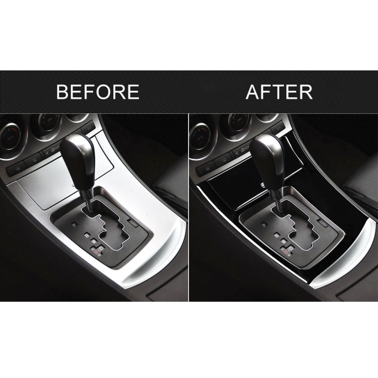 For Mazda 3 Axela 2010-2013 2 in 1 Car Gear Frame Set A Decorative Sticker, Left Drive - Car Interior Mouldings by PMC TechLife | Online Shopping South Africa | PMC TechLife | Buy Now Pay Later Mobicred