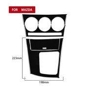 For Mazda 3 Axela 2010-2013 4 in 1 Car AC Gear Frame Set A Decorative Sticker, Right Drive