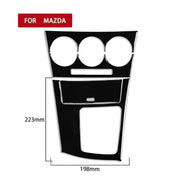 For Mazda 3 Axela 2010-2013 4 in 1 Car AC Gear Frame Set B Decorative Sticker, Right Drive
