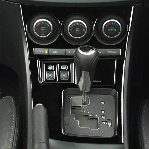 For Mazda 3 Axela 2010-2013 7 in 1 Car AC Gear Frame Set C Decorative Sticker, Right Drive