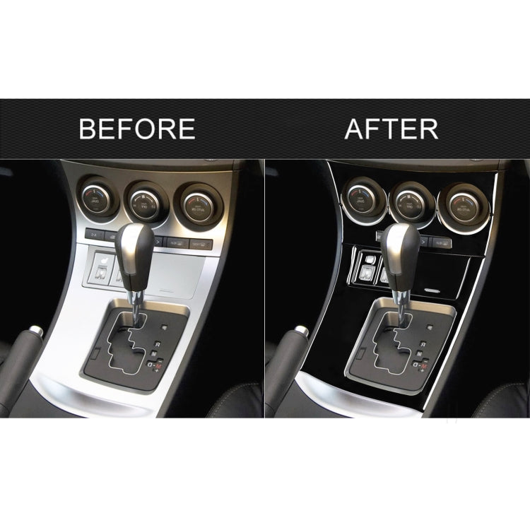 For Mazda 3 Axela 2010-2013 7 in 1 Car AC Gear Frame Set D Decorative Sticker, Right Drive - Car Interior Mouldings by PMC TechLife | Online Shopping South Africa | PMC TechLife | Buy Now Pay Later Mobicred