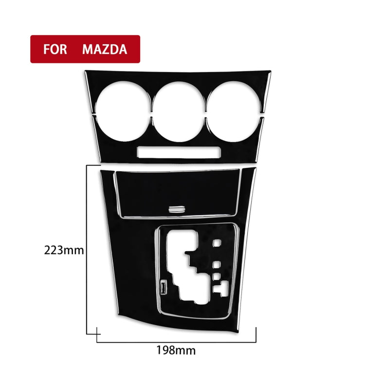 For Mazda 3 Axela 2010-2013 6 in 1 Car AC Gear Panel Set B Decorative Sticker, Right Drive - free shipping - PMC TechLife - Order now!