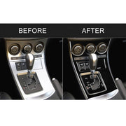 For Mazda 3 Axela 2010-2013 9 in 1 Car AC Gear Panel Set C Decorative Sticker, Left Drive