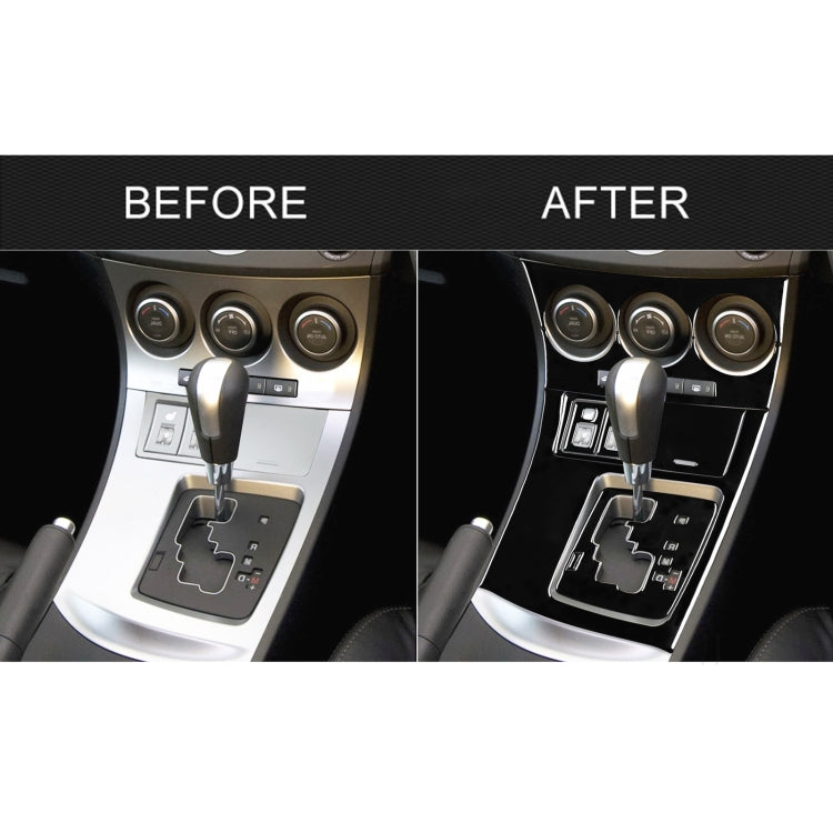 For Mazda 3 Axela 2010-2013 9 in 1 Car AC Gear Panel Set D Decorative Sticker, Right Drive - Car Interior Mouldings by PMC TechLife | Online Shopping South Africa | PMC TechLife | Buy Now Pay Later Mobicred