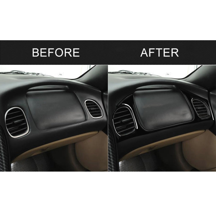 For Chevrolet Corvette C5 1998-2004 Car Copilot Air Outlet Set Decorative Sticker, Left Drive - Car Interior Mouldings by PMC TechLife | Online Shopping South Africa | PMC TechLife | Buy Now Pay Later Mobicred