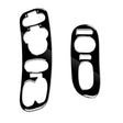 For Chevrolet Corvette C5 1998-2004 2 in 1 Car Door Control Panel with Memory Seat Decorative Sticker, Left Drive - Car Interior Mouldings by PMC TechLife | Online Shopping South Africa | PMC TechLife | Buy Now Pay Later Mobicred