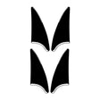 For Mercedes-Benz E-Class W210 1996-2002 Car Door Corner Decorative Sticker, Left and Right Drive Universal - Car Interior Mouldings by PMC TechLife | Online Shopping South Africa | PMC TechLife | Buy Now Pay Later Mobicred