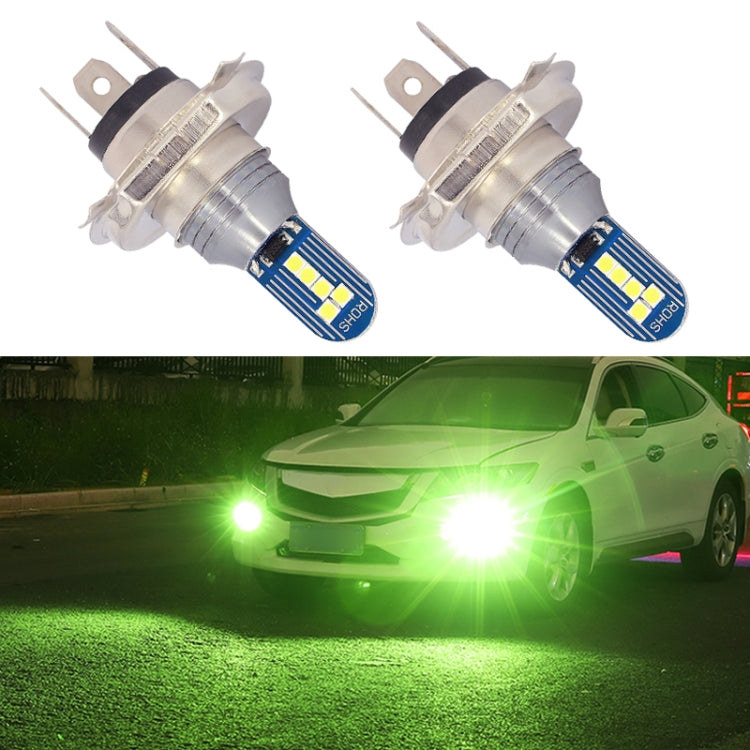 1 Pair H4 DC12V 7.8W Car LED Fog Light (Lime Green) - Fog / Driving Lights by PMC TechLife | Online Shopping South Africa | PMC TechLife | Buy Now Pay Later Mobicred