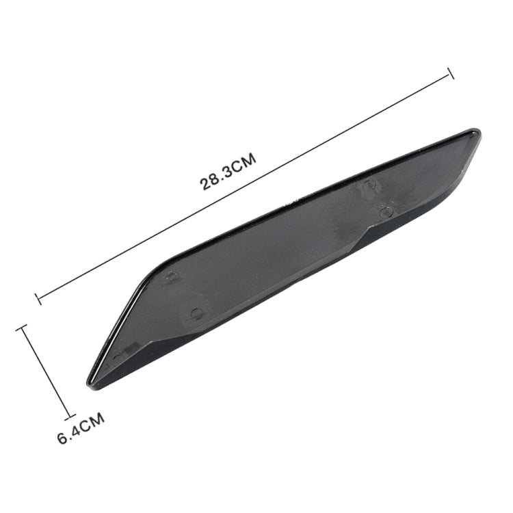 Car ABS Fender Decorative Sticker for BMW 5 Series 525Li 530Li, Bright Black - Car Interior Mouldings by PMC TechLife | Online Shopping South Africa | PMC TechLife | Buy Now Pay Later Mobicred