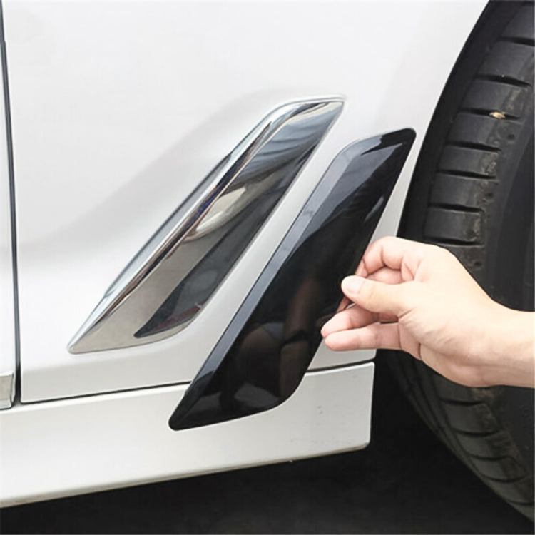 Car ABS Fender Decorative Sticker for BMW 5 Series 525Li 530Li, Bright Black - Car Interior Mouldings by PMC TechLife | Online Shopping South Africa | PMC TechLife | Buy Now Pay Later Mobicred