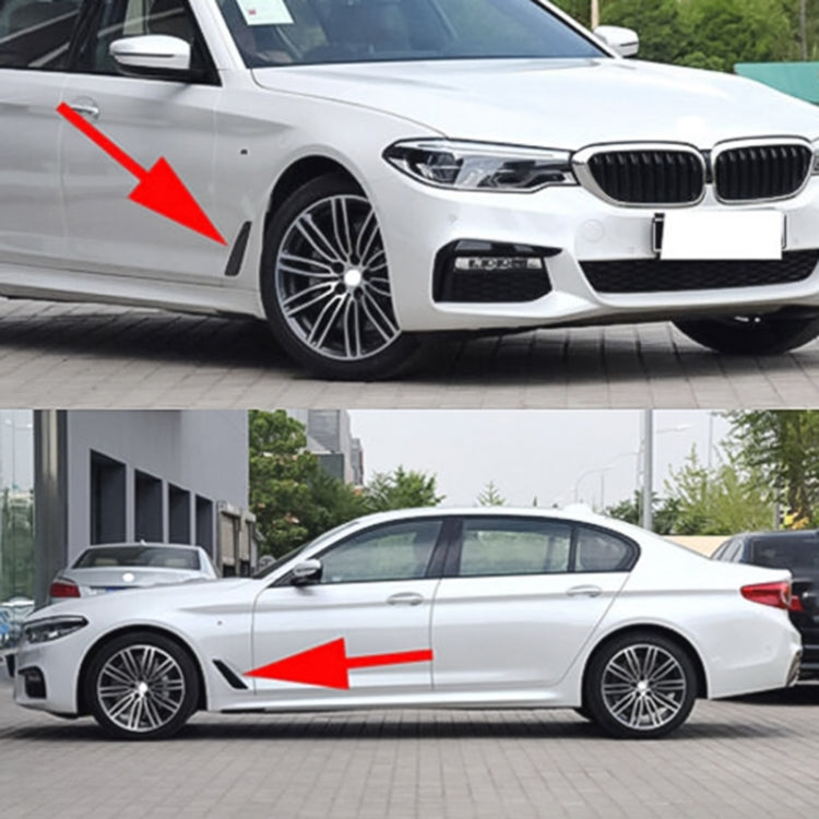 Car ABS Fender Decorative Sticker for BMW 5 Series 525Li 530Li, Bright Black - Car Interior Mouldings by PMC TechLife | Online Shopping South Africa | PMC TechLife | Buy Now Pay Later Mobicred