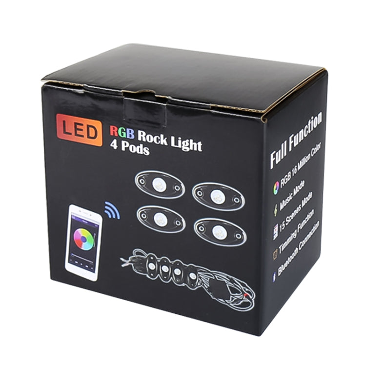 4 in 1 Universal Car APP Control RGB Chassis Atmosphere Lights Colorful Lighting Decorative Lamp - Atmosphere lights by PMC TechLife | Online Shopping South Africa | PMC TechLife | Buy Now Pay Later Mobicred