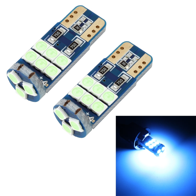 2 PCS T10 DC12 / 1W 9LEDs SMD-3030 Car Clearance Light(Ice Blue Light) - Clearance Lights by PMC TechLife | Online Shopping South Africa | PMC TechLife | Buy Now Pay Later Mobicred