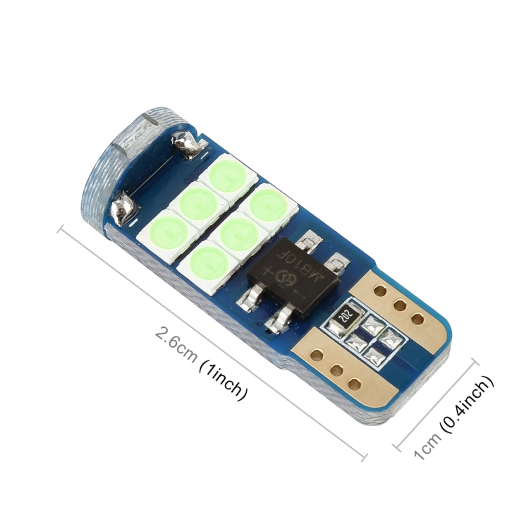 2 PCS T10 DC12 / 1W 9LEDs SMD-3030 Car Clearance Light(Ice Blue Light) - Clearance Lights by PMC TechLife | Online Shopping South Africa | PMC TechLife | Buy Now Pay Later Mobicred