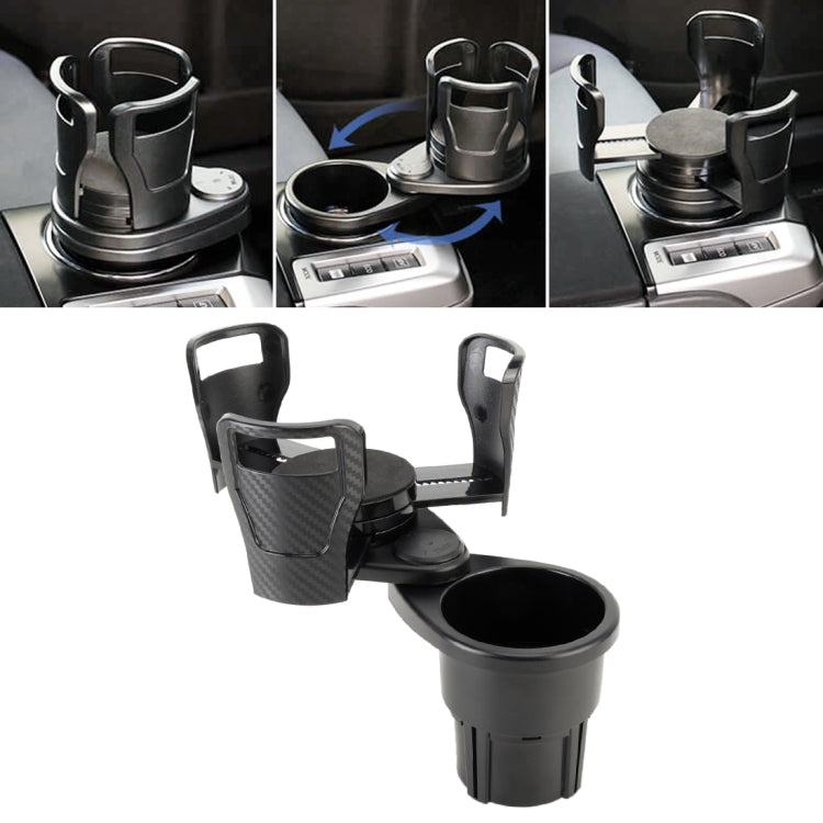 Multi-functional Car Auto Universal Carbon Fiber Texture Cup Holder Drink Holder - Car Drink Holders by PMC TechLife | Online Shopping South Africa | PMC TechLife | Buy Now Pay Later Mobicred