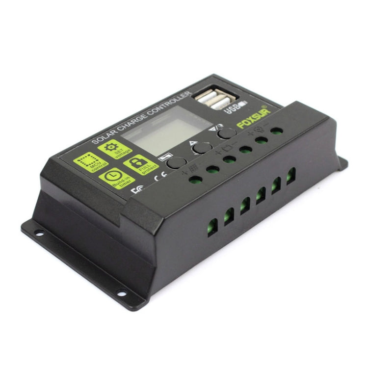 FOXSUR 20A Solar Charge Controller 12V / 24V Automatic Identification Controller - Others by PMC TechLife | Online Shopping South Africa | PMC TechLife | Buy Now Pay Later Mobicred
