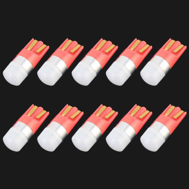 10 PCS T10 / W5W / 168 / 194 DC12V / 0.6W 1LEDs SMD-3030 Car Clearance Light (Pink Light) - Clearance Lights by PMC TechLife | Online Shopping South Africa | PMC TechLife | Buy Now Pay Later Mobicred