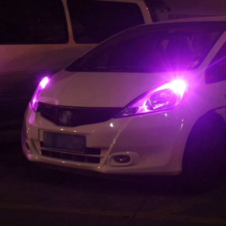10 PCS T10 / W5W / 168 / 194 DC12V / 0.6W 1LEDs SMD-3030 Car Clearance Light (Purple Light) - Clearance Lights by PMC TechLife | Online Shopping South Africa | PMC TechLife | Buy Now Pay Later Mobicred