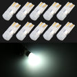 10 PCS T10 / W5W / 168 / 194 DC12V / 0.6W 1LEDs SMD-3030 Car Clearance Light (White Light) - Clearance Lights by PMC TechLife | Online Shopping South Africa | PMC TechLife | Buy Now Pay Later Mobicred