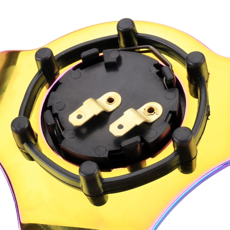 Car Colorful Modified Racing Sport Horn Button Steering Wheel, Diameter: 35cm(Sky Blue) - Steering Wheel Accessories by PMC TechLife | Online Shopping South Africa | PMC TechLife | Buy Now Pay Later Mobicred