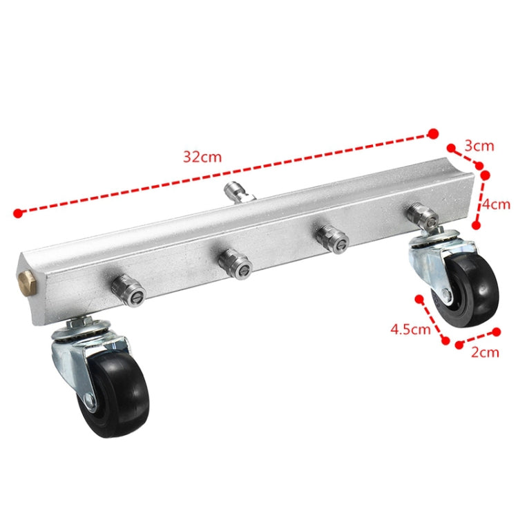 Car Body Chassis Car High Pressure Washing Machine Car Bottom Water Washing Machine 4 Nozzle Cleaner Set, Extension Rod Length: 34cm - Car washing supplies by PMC TechLife | Online Shopping South Africa | PMC TechLife | Buy Now Pay Later Mobicred