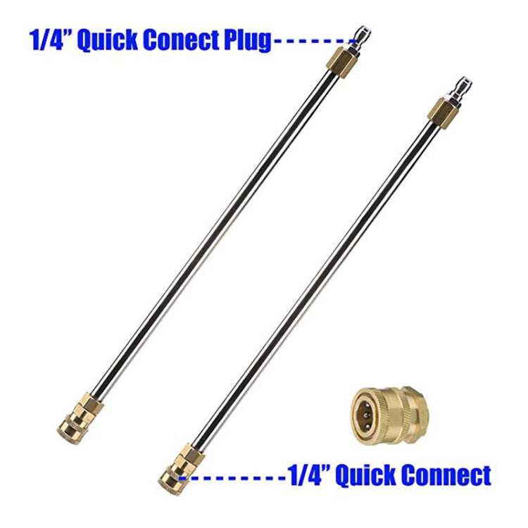 Car Body Chassis Car High Pressure Washing Machine Car Bottom Water Washing Machine 4 Nozzle Cleaner Set, Extension Rod Length: 34cm - Car washing supplies by PMC TechLife | Online Shopping South Africa | PMC TechLife | Buy Now Pay Later Mobicred