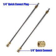 Car Body Chassis Car High Pressure Washing Machine Car Bottom Water Washing Machine 4 Nozzle Cleaner Set, Extension Rod Length: 34cm