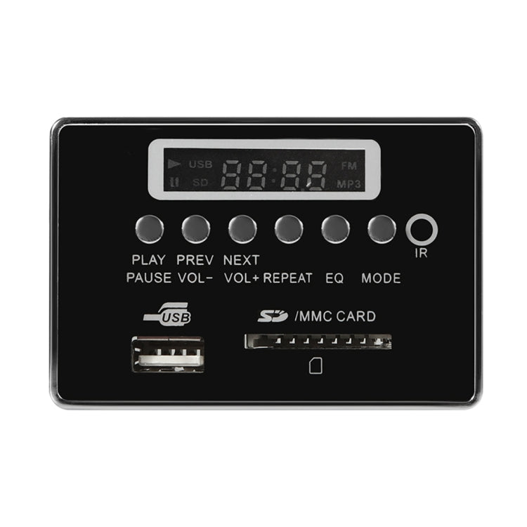 Car 5V Audio MP3 Player Decoder Board FM Radio SD Card USB AUX, with Bluetooth / Remote Control(Black) - Car MP3 & MP4 & MP5 by PMC TechLife | Online Shopping South Africa | PMC TechLife | Buy Now Pay Later Mobicred