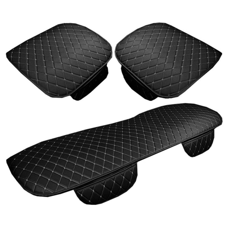Car Seat Cushion Universal Simple Seat Cover Anti-slip Mat Auto Accessories (Black Red) - Seat Accessories by PMC TechLife | Online Shopping South Africa | PMC TechLife | Buy Now Pay Later Mobicred