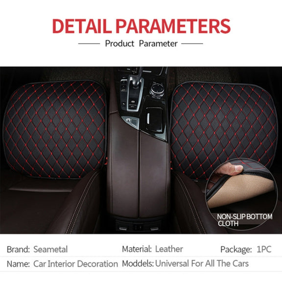 Car Seat Cushion Universal Simple Seat Cover Anti-slip Mat Auto Accessories (Black White)