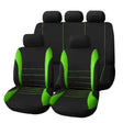 9 in 1 Universal Four Seasons Anti-Slippery Cushion Mat Set for 5 Seat Car, Style: Stitches (Green) - Seat Accessories by PMC TechLife | Online Shopping South Africa | PMC TechLife | Buy Now Pay Later Mobicred