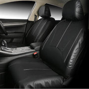 9 in 1 Universal PU Leather Four Seasons Anti-Slippery Cushion Mat Set for 5 Seat Car (Black)