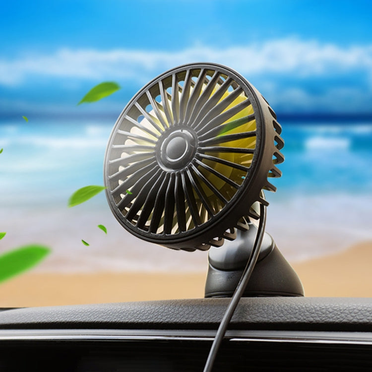 F403 Portable Car Center Console Sucker Electric Cooling Fan with Aromatherapy - Heating & Fans by PMC TechLife | Online Shopping South Africa | PMC TechLife | Buy Now Pay Later Mobicred
