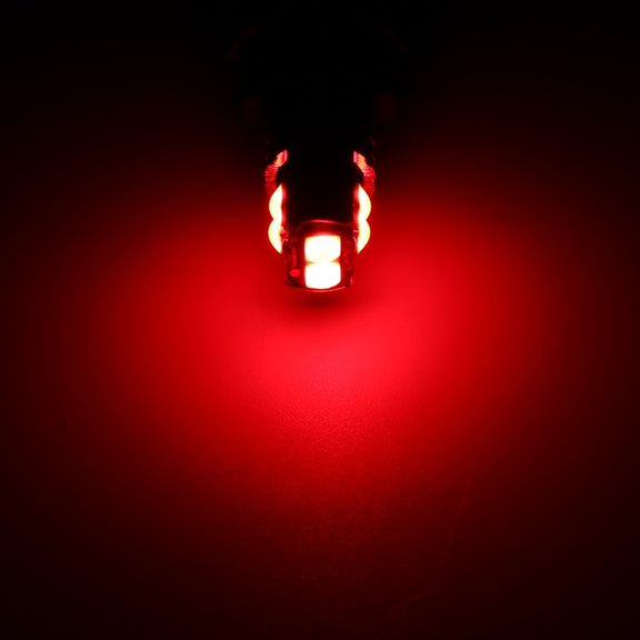 2 PCS T10 / W5W / 168 DC12-24V / 1.8W / 6000K / 140LM Car Clearance Light 4LEDs SMD-3030 Lamp Beads with Decoding & Constant Current (Red Light)