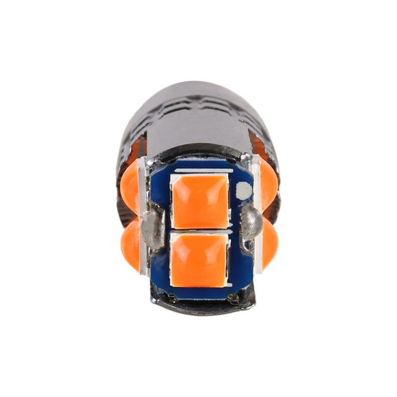 2 PCS T10 / W5W / 168 DC12-24V / 1.8W / 6000K / 140LM Car Clearance Light 4LEDs SMD-3030 Lamp Beads with Decoding & Constant Current (Yellow Light)