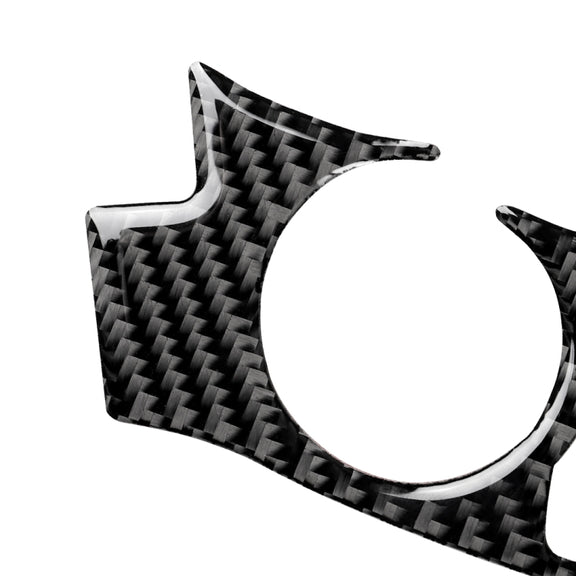 4 in 1 Car Carbon Fiber Steering Wheel Button Decorative Sticker for Lexus IS250 NX200 200t 300h, Left and Right Drive Universal