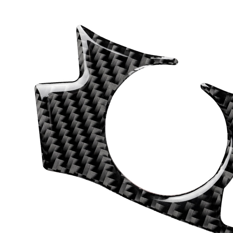 4 in 1 Car Carbon Fiber Steering Wheel Button Decorative Sticker for Lexus IS250 NX200 200t 300h, Left and Right Drive Universal