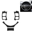 4 in 1 Car Carbon Fiber Steering Wheel Button Decorative Sticker for Lexus IS250 NX200 200t 300h, Left and Right Drive Universal - free shipping - PMC TechLife - Order now!