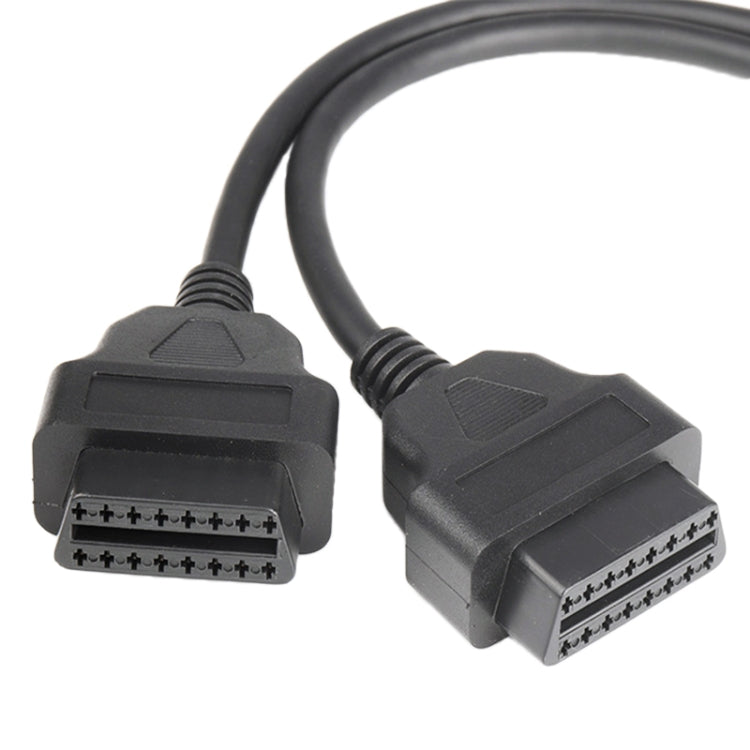 16PIN Car L Shape 90 Degree Connect OBD Diagnostic Extended Cable OBD2 Male to Female Cable - free shipping - PMC TechLife - Order now!