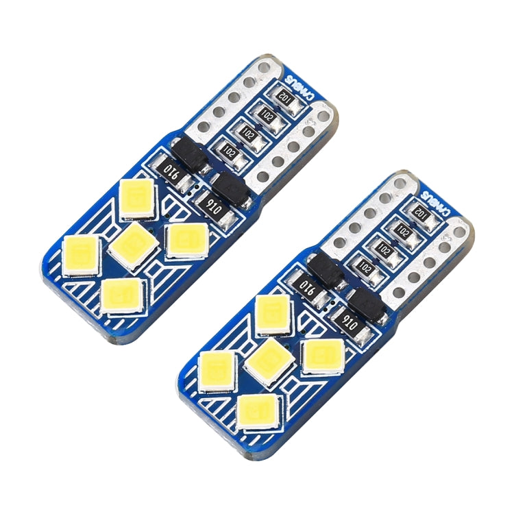 2 PCS T10 / W5W / 168 DC12V 1.8W 6000K 130LM 10LEDs SMD-2835 Car Reading Lamp Clearance Light, with Decoder - Clearance Lights by PMC TechLife | Online Shopping South Africa | PMC TechLife | Buy Now Pay Later Mobicred