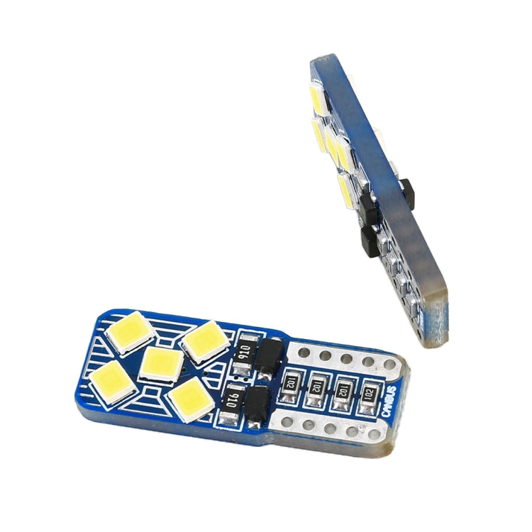 2 PCS T10 / W5W / 168 DC12V 1.8W 6000K 130LM 10LEDs SMD-2835 Car Reading Lamp Clearance Light, with Decoder - Clearance Lights by PMC TechLife | Online Shopping South Africa | PMC TechLife | Buy Now Pay Later Mobicred