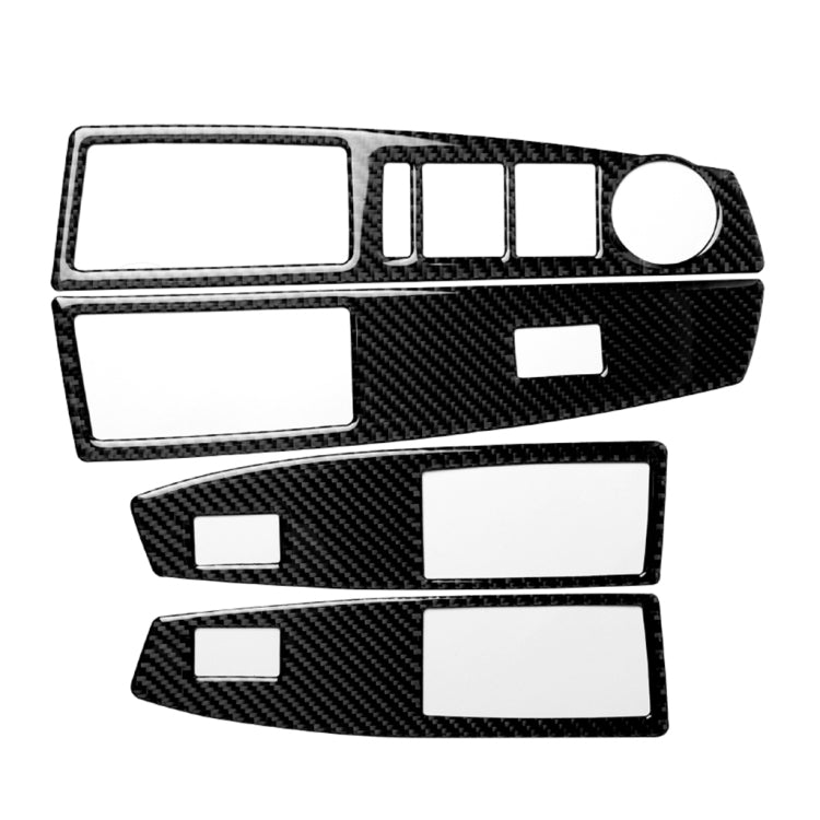 Car Carbon Fiber Window Lift Switch Panel Decorative Sticker for Chevrolet Cruze 2009-2015, Left Drive - Car Interior Mouldings by PMC TechLife | Online Shopping South Africa | PMC TechLife | Buy Now Pay Later Mobicred