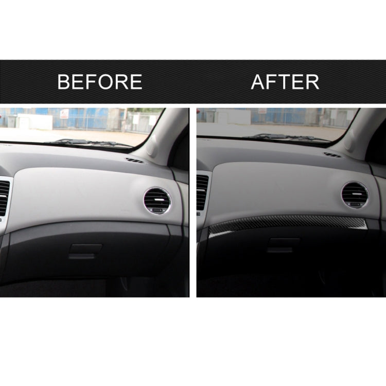 Car Carbon Fiber Dashboard Decorative Stripe for Chevrolet Cruze 2009-2015, Left Drive - Car Interior Mouldings by PMC TechLife | Online Shopping South Africa | PMC TechLife | Buy Now Pay Later Mobicred