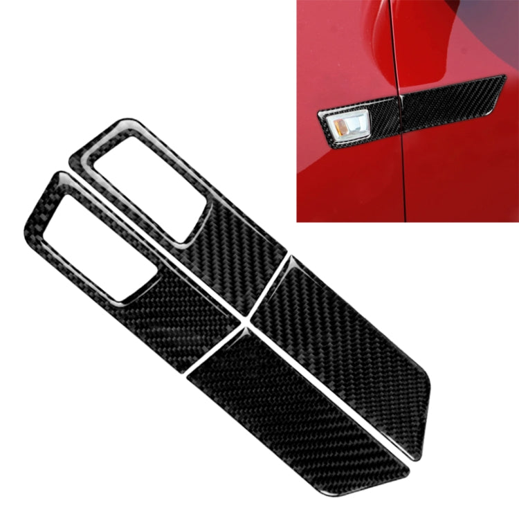4 in 1 Car Carbon Fiber Turn Light Panel Decorative Sticker for Chevrolet Cruze 2009-2015, Left and Right Drive Universal - Car Interior Mouldings by PMC TechLife | Online Shopping South Africa | PMC TechLife | Buy Now Pay Later Mobicred