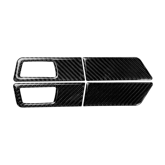 4 in 1 Car Carbon Fiber Turn Light Panel Decorative Sticker for Chevrolet Cruze 2009-2015, Left and Right Drive Universal