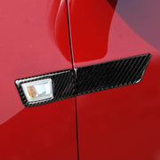 4 in 1 Car Carbon Fiber Turn Light Panel Decorative Sticker for Chevrolet Cruze 2009-2015, Left and Right Drive Universal