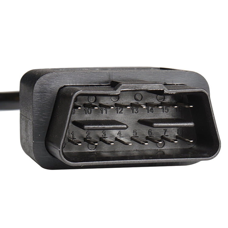 16PIN Male OBD Cable Opening Line OBD 2 Extension Cable for Car Diagnostic Scanner, Cable Length: 150cm - Cables & Connectors by PMC TechLife | Online Shopping South Africa | PMC TechLife | Buy Now Pay Later Mobicred