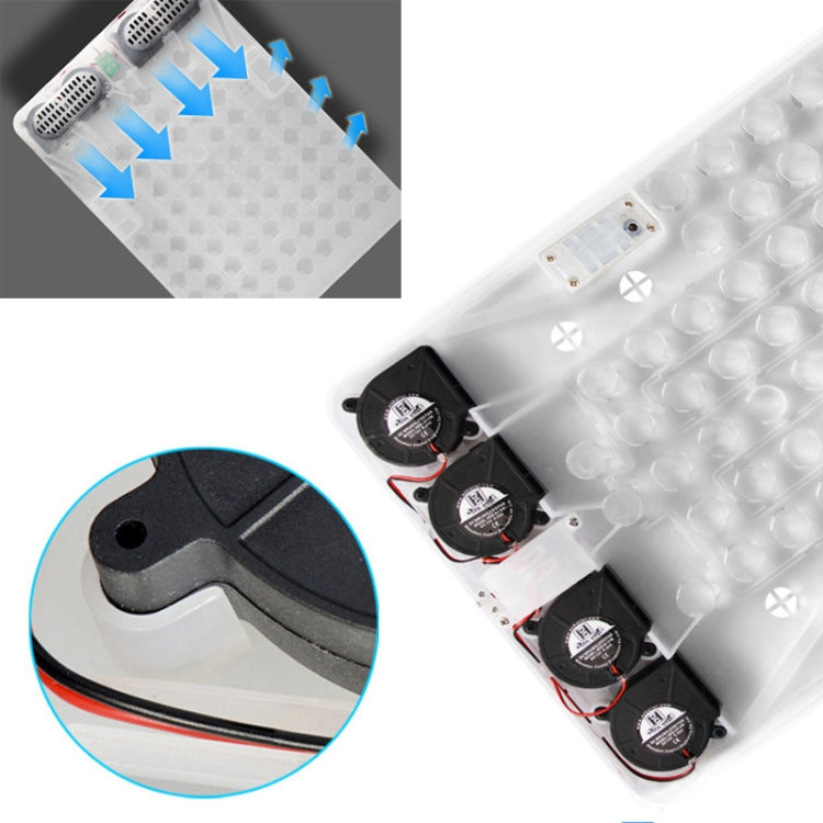 Car 12V Cushion Summer USB Breathable Ice Silk Seat Cover, Eight Fans + Ventilation and Refrigeration (Black) - Seat Accessories by PMC TechLife | Online Shopping South Africa | PMC TechLife | Buy Now Pay Later Mobicred